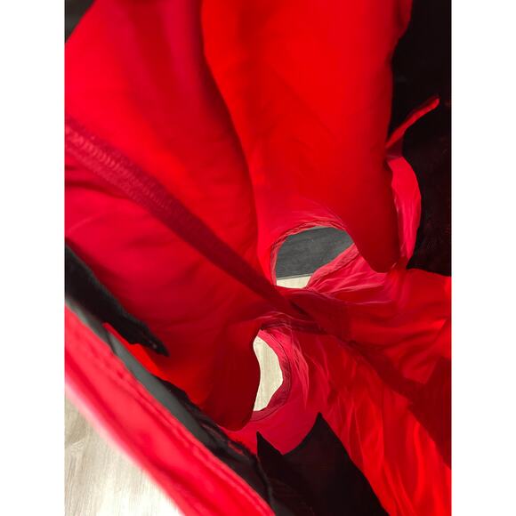 Vintage RLX Polo Sport Men’s 34 Red Nylon Swim‎ Trunks Black Stripe Y2K Shorts - Picture 11 of 14